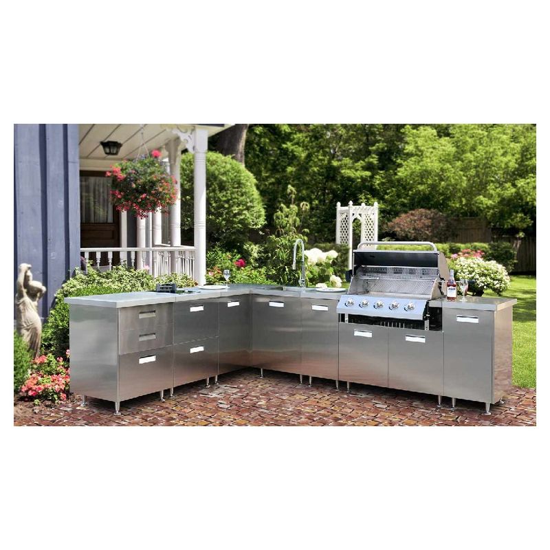 AceOutdoor Kitchen Cabinets 304 Stainless Steel