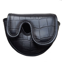 Fabricant OEM chinois, housse de tête de club de golf en cuir PU imperméable personnalisée, texture peau de crocodile