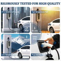Cargador de Vehículos Eléctricos Wufen Nuevo de Nivel 2 para Interiores y Exteriores, 3.5KW, IP67, con Enchufe NEMA 5-15P, Conector Tipo 2 IEC 62196 para el Hogar