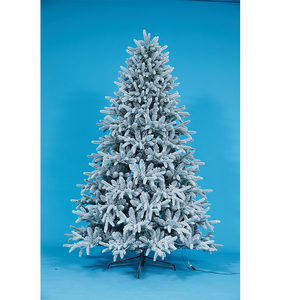 <span class=keywords><strong>Sapin</strong></span> de Noël artificiel floqué vert mélangé avec des feuilles <span class=keywords><strong>LED</strong></span>, pin de Noël pour la décoration intérieure de la maison, des fêtes et des vacances - Product Image 4