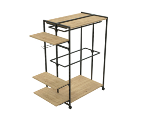 Estanterías de supermercado de doble cara de alta resistencia al por mayor de China, góndola reforzada con tapa final para tiendas minoristas - Product Image 2