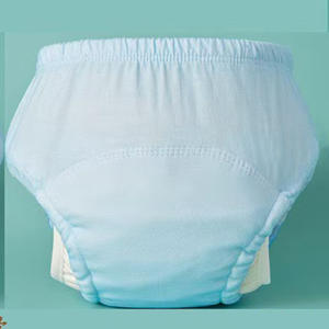 Kunden spezifische wasch bare wieder verwendbare Baumwolle wasserdicht auslaufs icher Baby Töpfchen Trainings hose Kleinkind Kinder Windel Lern unterwäsche - Product Image 4