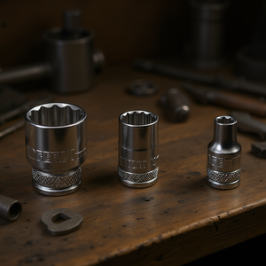 Fervi Polygonal <b>Socket</b> Wrench Normal Series 12mm 10mm <b>8mm</b> Chrome Vanadium Steel - Product Image 3