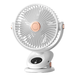 Ventilador Eléctrico Portátil Multifunción con Cabezal Oscilante Automático, Luz Nocturna para Dormitorio, Control Remoto, Temporizador, Ventilador con Clip - Product Image 2