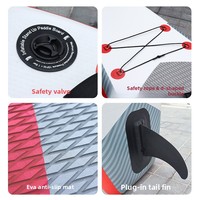 Kit Wingboard SUP Wakeboard Serat Karbon Ramah Lingkungan Portabel Bergaya Balap dengan Pompa Udara untuk Kitesurfing