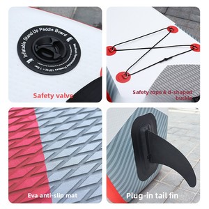 Kit de wakeboard/supboard en fibre de carbone style course personnalisé, planche à voile portative pour le windsurf avec pompe à air - Product Image 5