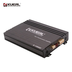 Kuerl เครื่องขยายเสียงรถยนต์โมโน1000W Class D เครื่องขยายเสียงดิจิตอลสำหรับการปรับเปลี่ยนเครื่องเสียงรถยนต์กล่องอลูมิเนียม - Product Image 2