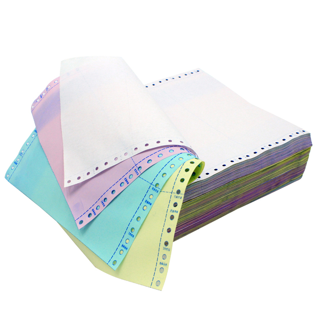 High Quality 2-ply Computer Continuous Printing Listing Paper for Office