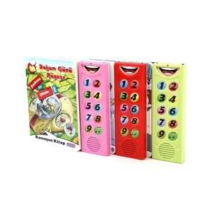 Bán buôn Recordable lập trình trẻ em push button âm nhạc âm thanh đồ chơi hội đồng quản trị sách với mô-đun âm thanh - Product Image 4