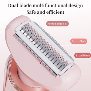 Rasoir électrique rechargeable de haute qualité pour femmes, rasoir facial pour femmes, tondeuse à sourcils, épilateur - Product Image 6