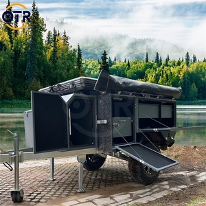 Moto de luxe caravane tout-terrain <span class=keywords><strong>en</strong></span> forme de larme avec lits réglables <span class=keywords><strong>camping</strong></span>-<span class=keywords><strong>car</strong></span> conversion modulaire - Product Image 1
