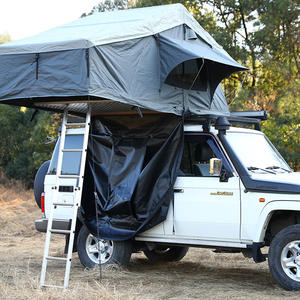 Tente de toit pour voiture de camping, tente de toit pour voiture, <span class=keywords><strong>4</strong></span> saisons, nylon, type à armature droite, 2 personnes, famille - Product Image 1