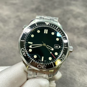 Montre mécanique de haute qualité avec bracelet en acier inoxydable, montre décontractée et professionnelle avec aiguilles, style sportif Omegaes - Product Image 4