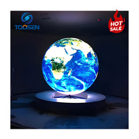 Pantalla LED Esférica en Forma de Globo de Toosen Factory Stock, Pantalla LED de Bola con Diámetro de 0.2m-10m para Exposiciones y Planetarios