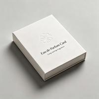 Boîte à parfum en papier pliable personnalisée, emballage cosmétique de luxe pour flacon de parfum de 30 ml et 50 ml