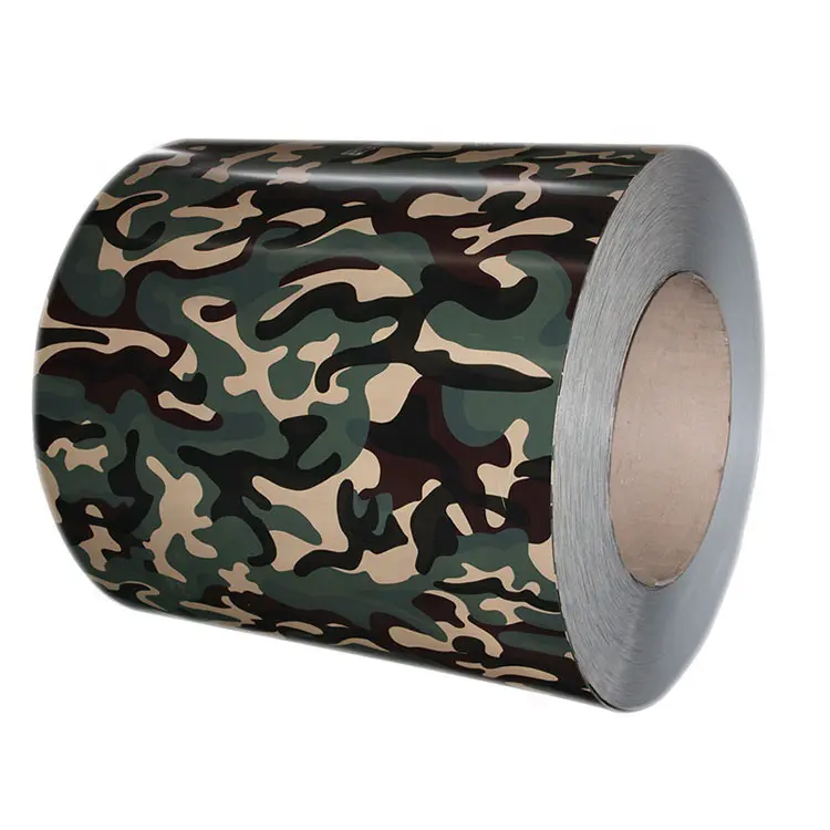 hot dip epoxy coating 1mm PPGI PPGL camouflage prepainted 16 gauge galvanized powder coated gi steel sheet coil color plate