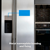 Acryl-PET-Folie, gestanztes doppelseitiges Klebeband für Gerätenamensschilder & Membranschalter – hitzebeständig, rückstandsfrei, ohne Rückstände