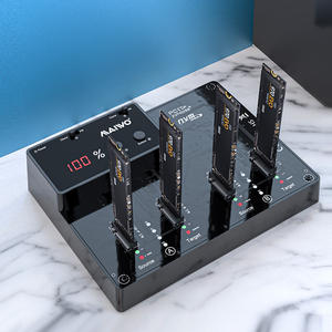 MAIWO 4-Bay NVMe M.<span class=keywords><strong>2</strong></span> SSD Cloner Docking Station USB 3,<span class=keywords><strong>2</strong></span> Gen2 10Gbps Type-C 1:1 Herramienta de duplicación sin conexión-Caja de disco duro gratis - Product Image 2