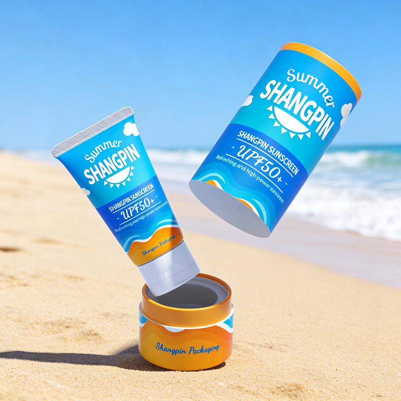 Handmade Rigid Paper Skincare Sunscreen Paper