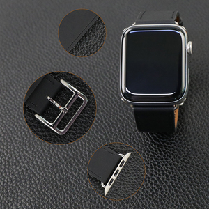 Dây đeo đồng hồ Apple <span class=keywords><strong>Watch</strong></span> bằng da thật, khóa thiết kế độc đáo năm 2023 - Product Image 2