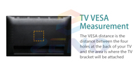 Soporte de TV Universal con Altura Ajustable, Base de Repuesto para TV, VESA Máx. 600x500mm, para TV LCD LED Inteligente de 36-75 Pulgadas
