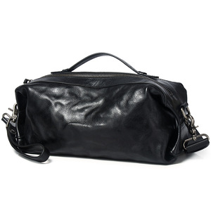 Men's Genuine Leather Crossbody <b>Bag</b> <b>Small</b> <b>Black</b> Business Casual Shoulder <b>Bag</b> - Product Image 5