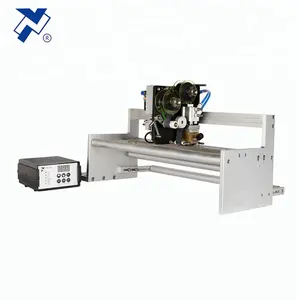 Guangdong yazıcı şeridi için taşınabilir zebra thermal termal balmumu reçine paketleme makinesi