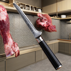 Cuchillo de Cocina Profesional para Carnicero, 67 Capas de Damasco, para Deshuesar, Mango Duradero de G10, Núcleo de Acero al Carbono 10Cr15CoMoV, Ecológico - Product Image 2