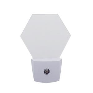 Custom Logo Newest Colorful Acrylic DIY Design Decoration Bedside Night <b>Light</b> LED Wall Lamp <b>Plug</b>-in Sublimation Blank <b>Light</b> - Product Image 2