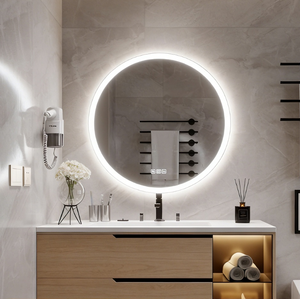 <span class=keywords><strong>Espejo</strong></span> <span class=keywords><strong>de</strong></span> Maquillaje Inteligente LED sin Marco, Estilo Moderno y Lujoso, Personalizable, <span class=keywords><strong>Espejo</strong></span> Decorativo Táctil - Product Image 2