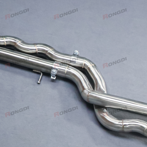 Tubo de escape Valvetronic para <span class=keywords><strong>BMW</strong></span> M3 M4 F80 F82 M2C F87 3,0 T 2014-2019 SS340 Sistema de escape de tubo medio de igual longitud - Product Image 2
