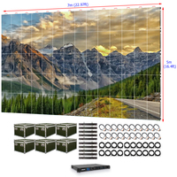 Pantalla LED para Interiores P2.976 de 7m X 5m, Alta Definición, 2.9mm, HDR10+, 3 Años de Garantía, Ideal para Supermercados y Promoción de Eventos