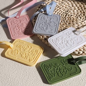 Silicone Wardrobe Fragrance Tags Long Lasting Scented Air Freshener Hanging For Car Clothes Shoe Deodorizer 120-180 Days - Product Image 1