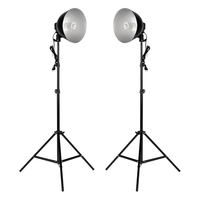 Lampe de caméra vidéo de photographie professionnelle Kit d'éclairage LED de studio photo