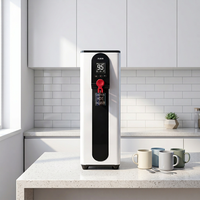 Refroidisseur sous évier en acier inoxydable 304, bouilloire électrique avec robinet d'eau bouillante, distributeur d'eau bouillie pliable de qualité alimentaire blanc