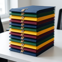 Bolsa de Papel Kraft Personalizable para Documentos, Gran Capacidad, Gruesa, para Archivos, Suministros de Oficina, Almacenamiento de Datos y Contratos, Envío Gratis