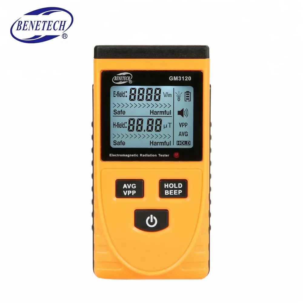 Detector y medidor de radiación electromagnética LCD Digital GM3120, medidor/dosímetro