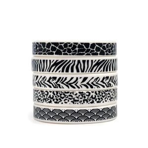 צמיד גומי הדפסה בעלי חיים צמידי סיליקון נושא בעלי חיים צמיד עמיד למים צמיד לחגיגת יום הולדת ג 'ונגל - Product Image 1