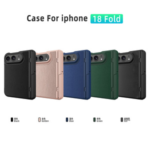 เคสกันกระแทกแบบฝาพับลายลิ้นจี่เรียบง่ายสำหรับ iPhone 18 Fold รุ่นใหม่ - Product Image 4