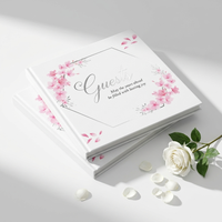 Livre d'or de mariage personnalisé avec impression de stylo pour messages des invités