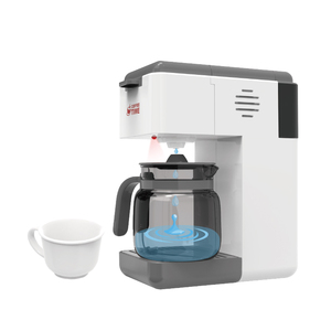 Nueva Cápsula de simulación de sonido de luz multifunción, máquina de plástico de café en polvo, <span class=keywords><strong>cafetera</strong></span> eléctrica de <span class=keywords><strong>juguete</strong></span> para niños - Product Image 1