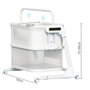 Prodotti per Bambini, Mobili per Neonati, <span class=keywords><strong>Culla</strong></span> <span class=keywords><strong>Elettrica</strong></span> per Bambini, <span class=keywords><strong>Culla</strong></span> in Metallo per Neonati, Lettino Moderno per Neonati - Product Image 3