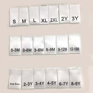 <span class=keywords><strong>S</strong></span> M L XL XXL XXXL etichette per etichette taglia collo etichetta tessuta etichetta per indumenti etichette per abbigliamento etichette taglie - Product Image 2