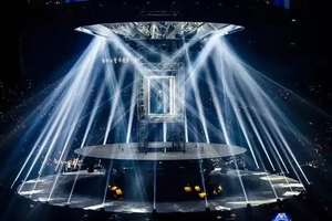 कॉन्सर्ट चरण कैंची लिफ्ट नीचे के पानी के नीचे हाइड्रोलिक 360 डिग्री घूर्णन लिफ्ट चरण - Product Image 6