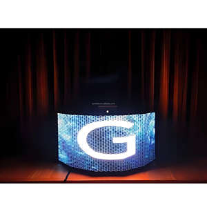 <span class=keywords><strong>Dj</strong></span> דוכן שולחן לביתן ג 'מועדון ג' ירך 'הוביל תצוגה אישית אישית יצירתי לאירוע הבמה - Product Image 5