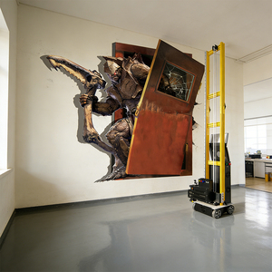 <span class=keywords><strong>Imprimante</strong></span> jet d'encre UV tout-en-un sur roues LC-A2C pour la peinture murale, portable avec connectivité sans fil - Product Image 1