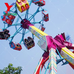 Manège de fête foraine, équipement de jeu, attraction de parc d'attractions, manège de fête foraine, tortue volante à vendre - Product Image 5