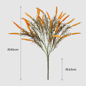 Ramo de Salvia Artificial Yoshinobu, Naranja Amarillo, 0.07kg, Decoración Nórdica para el Hogar - Product Image 4