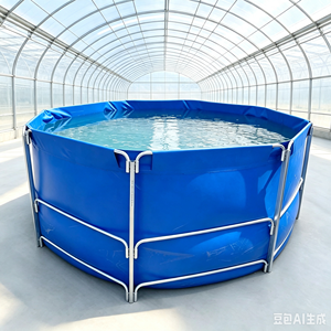 Bassin d'élevage de poissons de petite taille en PVC épaissi, haute qualité, prix bas, idéal pour crevettes - Vente chaude - Product Image 6