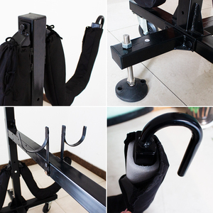 Support de rangement mobile double face à 2 niveaux pour kayaks et SUP, avec roulettes de 4 pouces, capacité de charge de 200 kg, en acier robuste pour intérieur et extérieur - Product Image 2